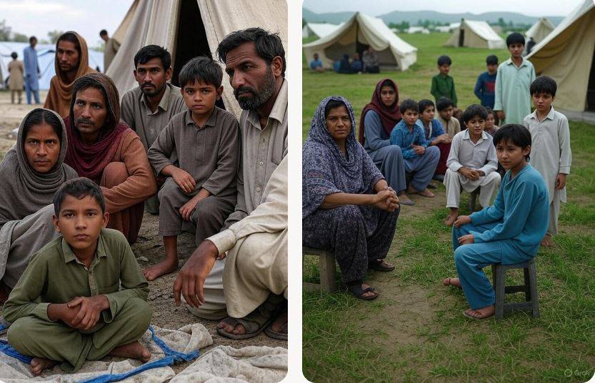 27 اضلاع میں 2200 سے زائد ٹیمیں سیلاب متاثرہ علاقوں میں متحرک،سروے جاری